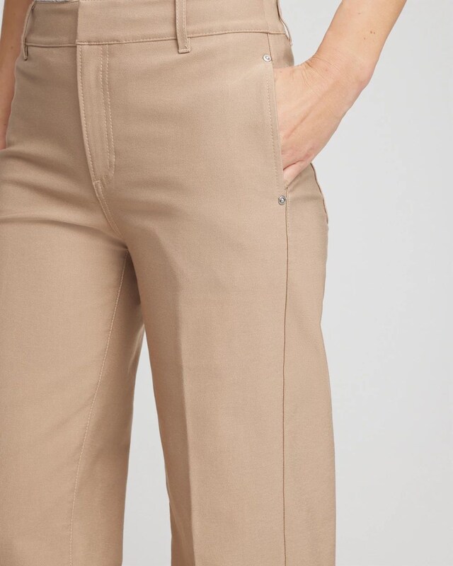 Petite Cotton Straight-Leg Trousers - image 4